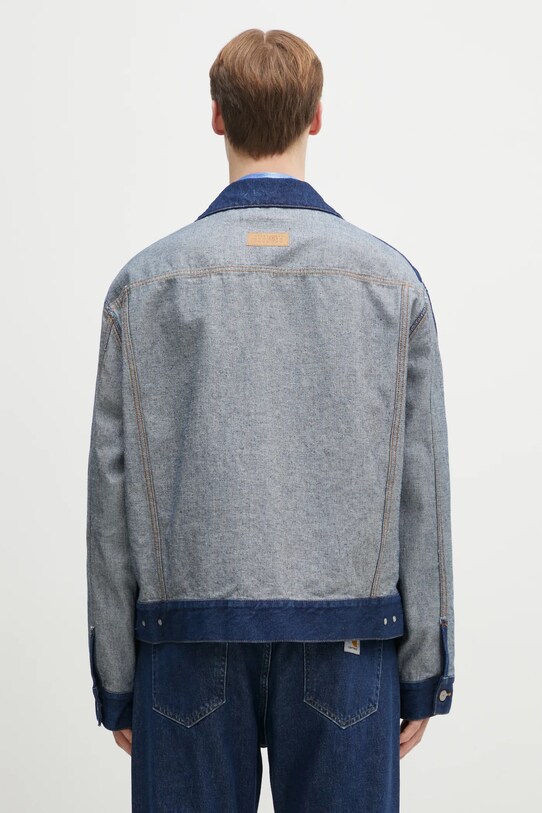 Odjeća Traper jakna MM6 Maison Margiela SH0AM0038 mornarsko plava