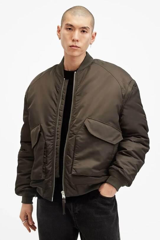 Одежда Куртка-бомбер AllSaints HAWK M049OB зелёный