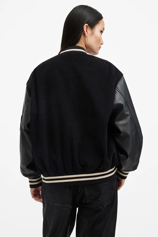 Куртка-бомбер AllSaints VALERIA чорний W094LB