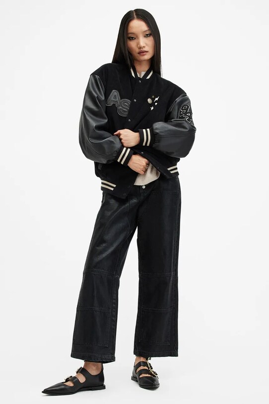 Куртка-бомбер AllSaints VALERIA W094LB чорний