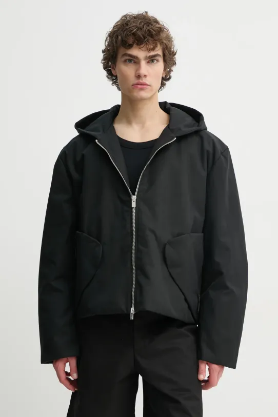 Heliot Emil jacket with black SS25.M.02.148.BLK01