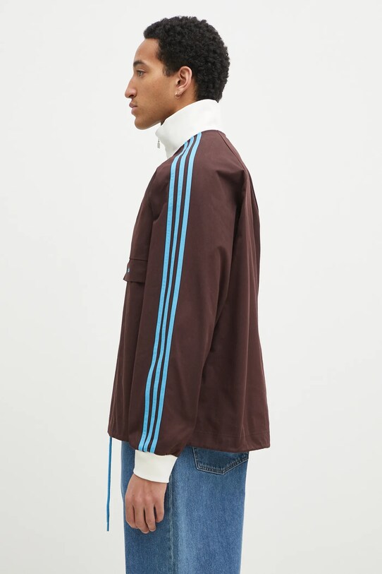 Jakna adidas Originals Pullover JC8376 smeđa SS25