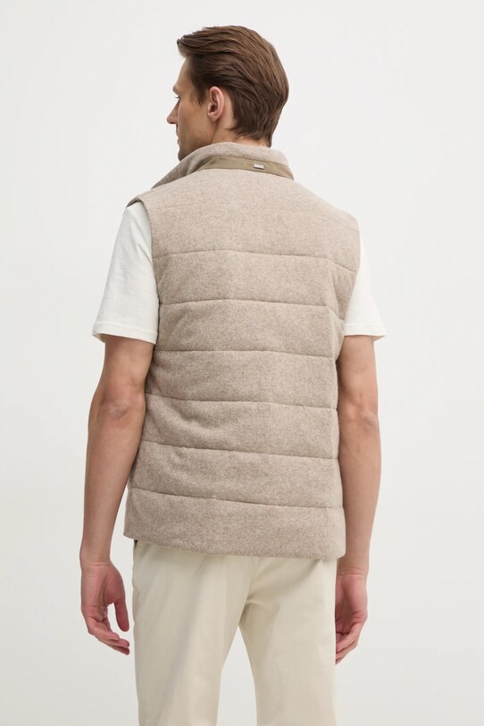 Одяг Бавовняна безрукавка Hackett London HM403267 бежевий