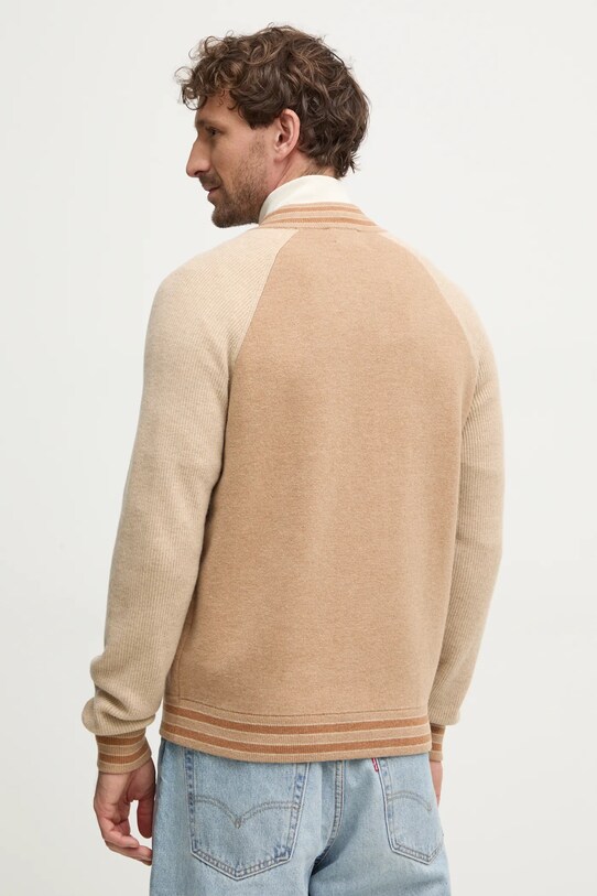 Îmbrăcăminte Hackett London cardigan HM703278 bej