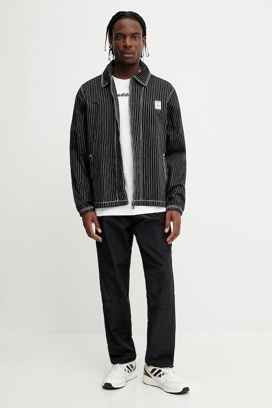 Бавовняна куртка adidas Originals Wabash Nylon Coach JP4485 чорний SS25