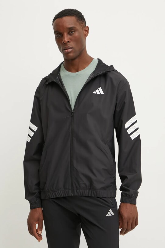 Куртка для тренувань adidas Performance Gym+ з підкладкою чорний JM6753