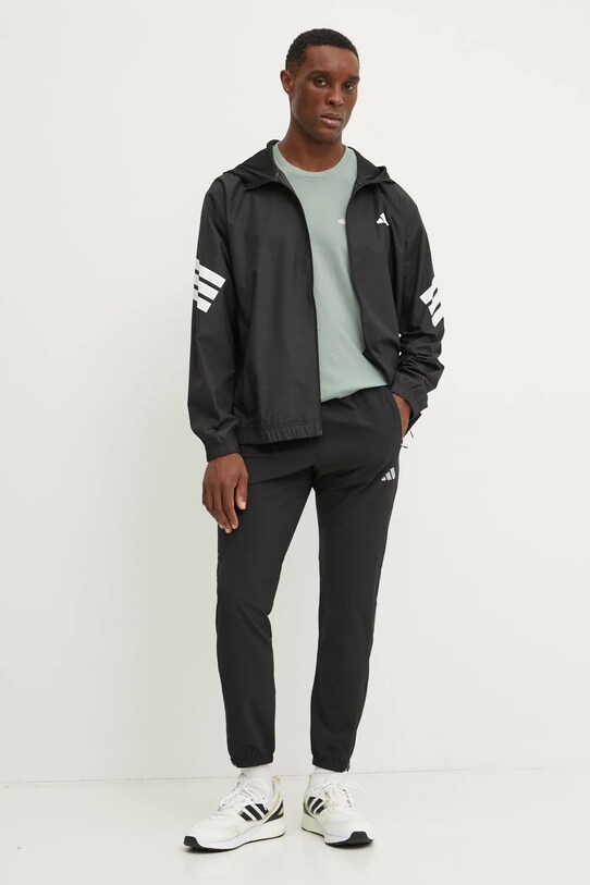 adidas Performance jacheta de antrenament Gym+ JM6753 negru SS25