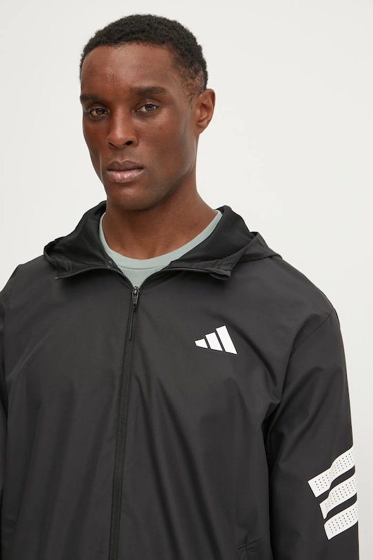 adidas Performance jacheta de antrenament Gym+ negru JM6753