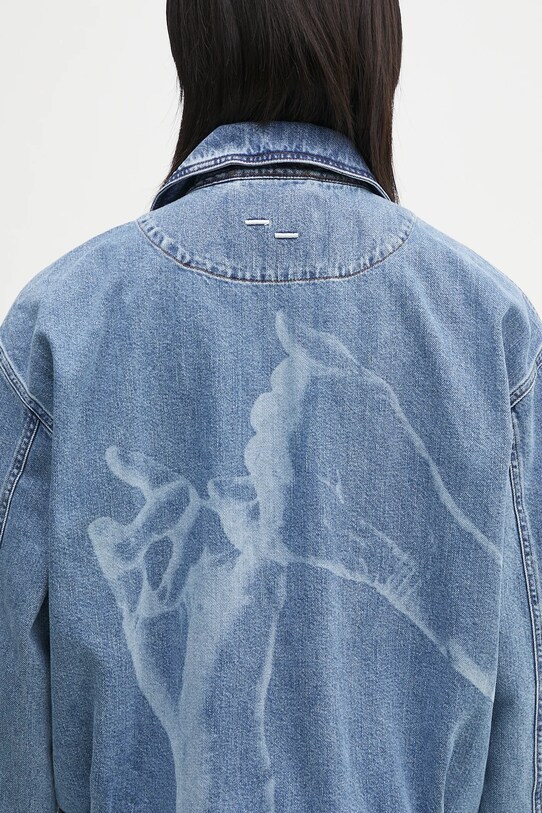 Filling Pieces cotton jacket blue 78620769975