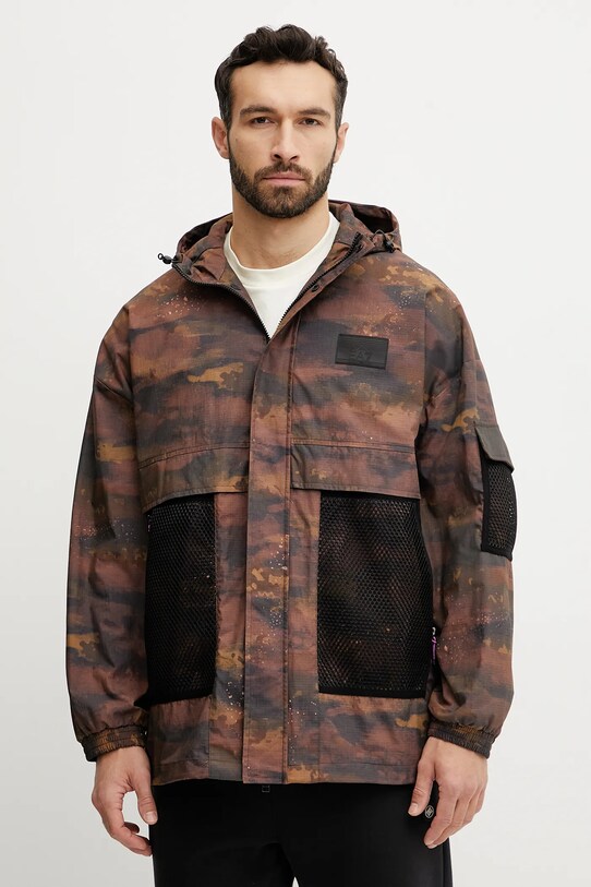 EA7 Emporio Armani geacă cu captuseala maro AF13154.7M000320