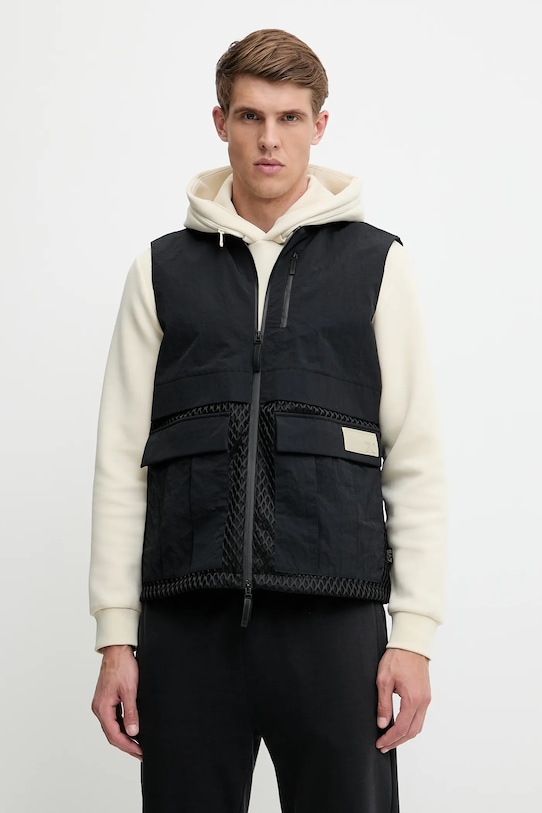 EA7 Emporio Armani bezrękawnik nieocieplane czarny AF14275.7X000117