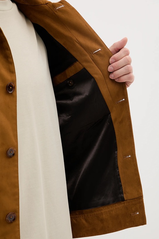 Μπουφάν Sisley 2V5CSN040 καφέ