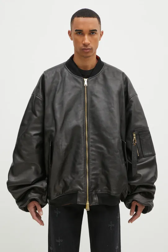 VETEMENTS jacket Oversized Leather Bomber without black UA66JA200B