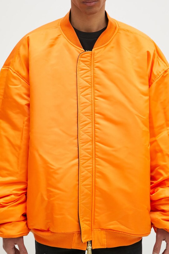 Bunda VETEMENTS Oversized Leather Bomber UA66JA200B