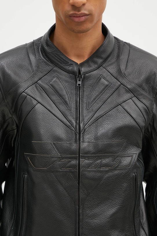 VETEMENTS kurtka Pro Racing Leather czarny UA66JA220B