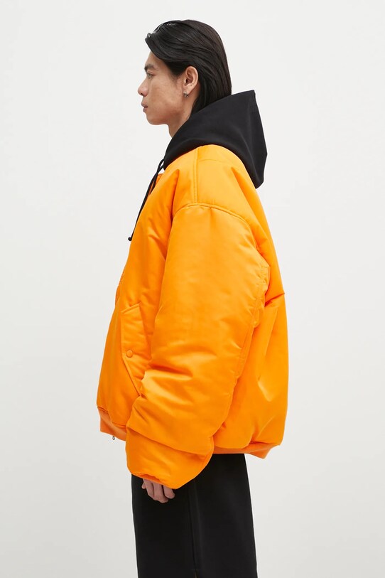 Oboustranná bomber bunda VETEMENTS Cargo Bomber zelená UA66JA300E