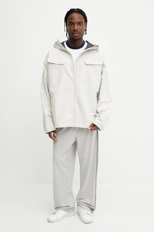 adidas Originals geacă Essential JD5877 gri SS25