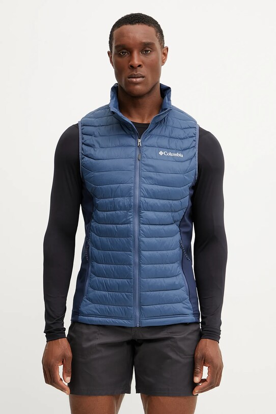 Columbia vestă sport Powder Pass cu captuseala albastru 2126111