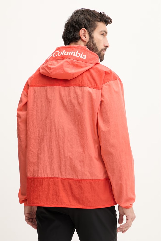 Odzież Columbia wiatrówka Challenger 2117001 pomarańczowy
