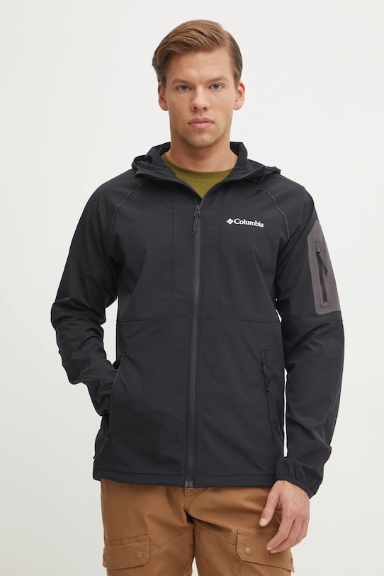 Куртка outdoor Columbia Tall Heights без подкладки чёрный 2117211