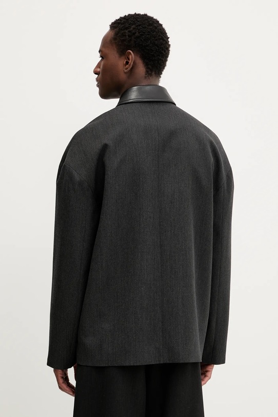 Îmbrăcăminte Nanushka geaca de lana MALACHI NM25RSJK06594 gri