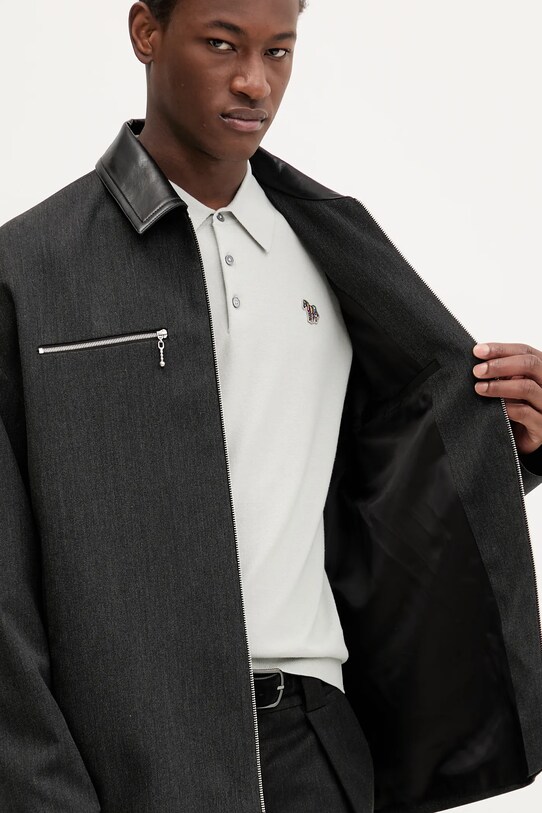 Nanushka geaca de lana MALACHI NM25RSJK06594