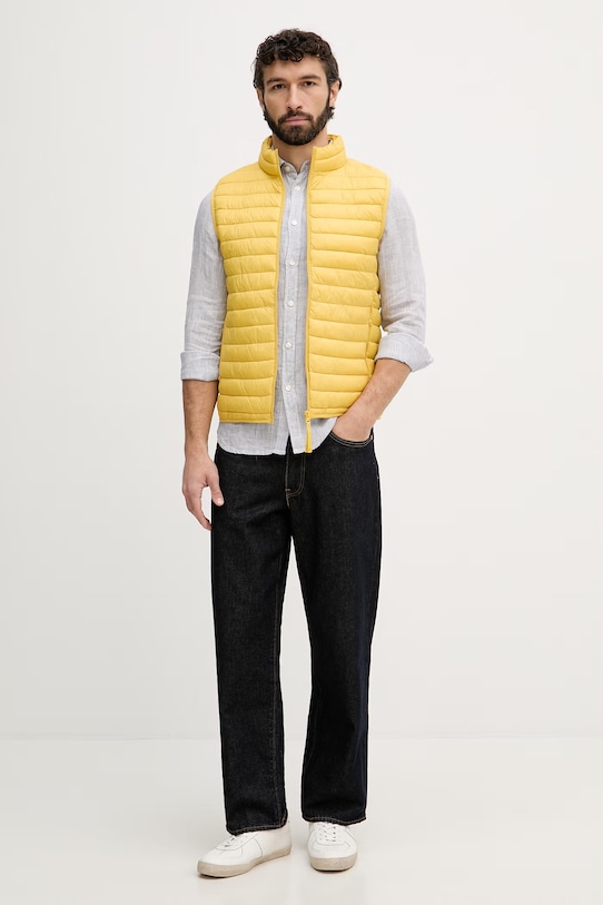 United Colors of Benetton prsluk za muškarce 2TWDUJ00P zlatna SS26