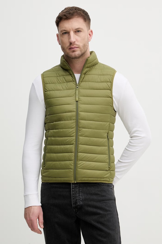 United Colors of Benetton bezrękawnik męski zielony 2TWDUJ00P