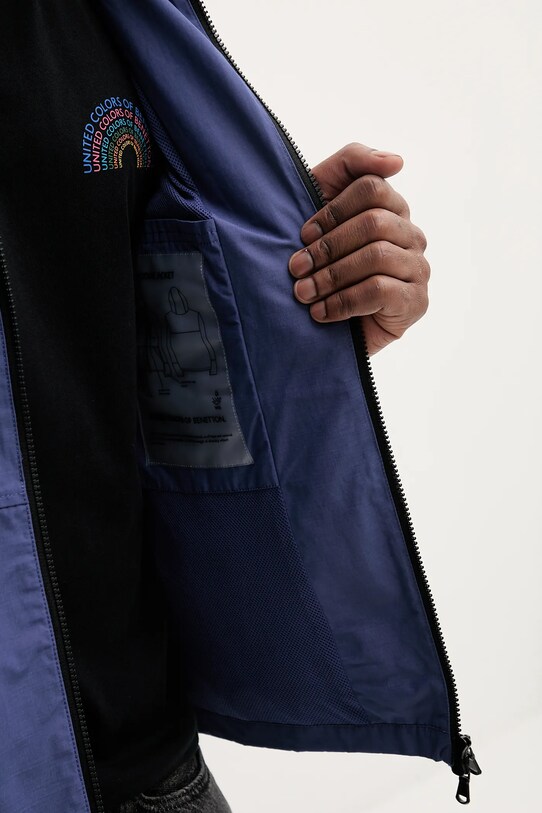 United Colors of Benetton geacă 25R1UN069 bleumarin