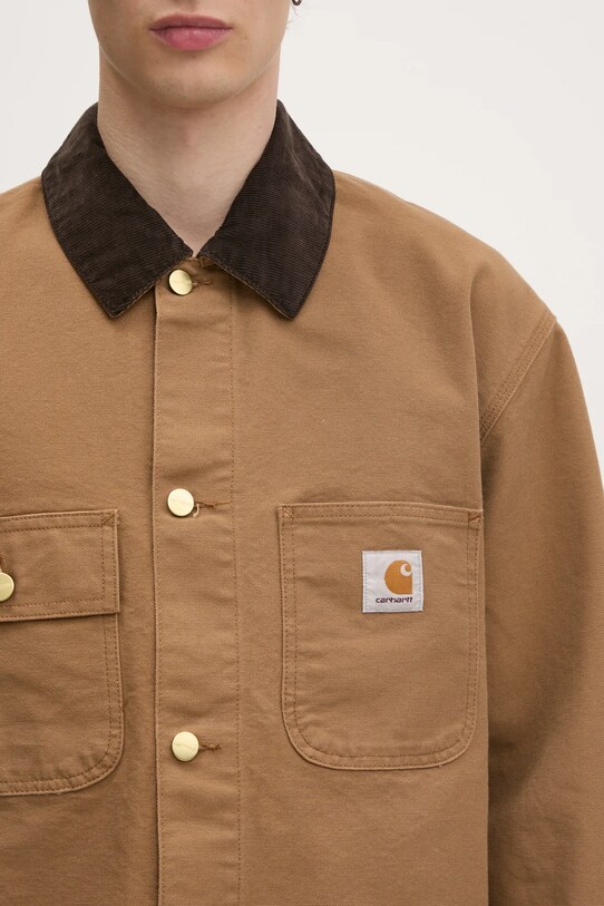 Памучно яке Carhartt WIP Michigan Coat кафяв I031519.00S02