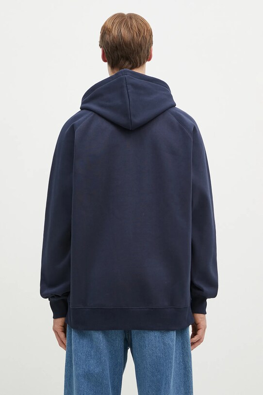 Clothing Carhartt WIP sweatshirt Hooded Chase Jacket I033664.2MZXX navy