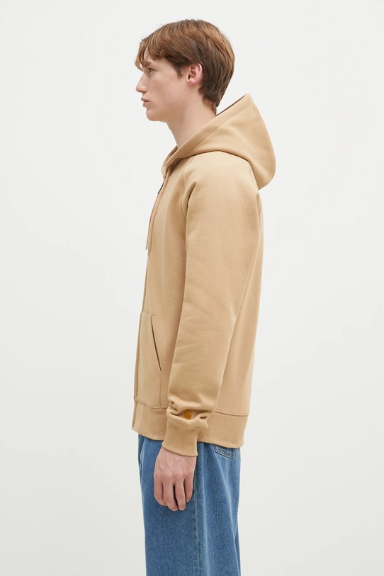 Carhartt WIP bluză Hooded Chase Jacket I033664.2N1XX bej SS25