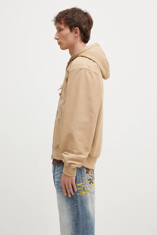 Carhartt WIP geacă din denim OG Active Jacket I034311.700 maro SS25