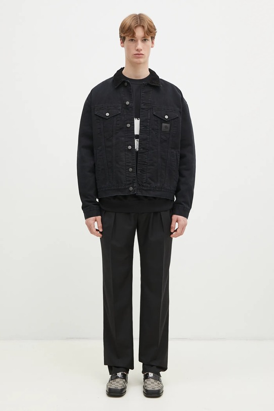 Carhartt WIP cotton jacket Dayton Trucker Jacket I034315.00E4O black