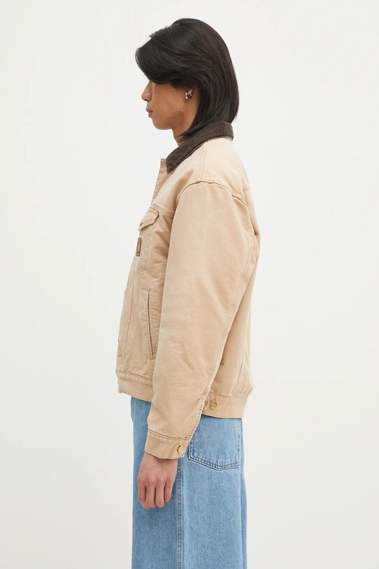Carhartt WIP kurtka bawełniana Dayton Trucker Jacket I034315.2N24O beżowy SS25