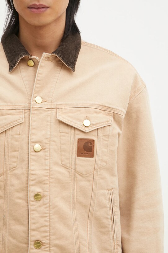 Carhartt WIP kurtka bawełniana Dayton Trucker Jacket beżowy I034315.2N24O
