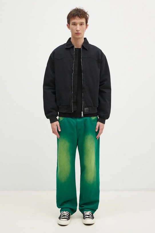 Carhartt WIP denim jacket OG Santa Fe Jacket I034317.00E4O black