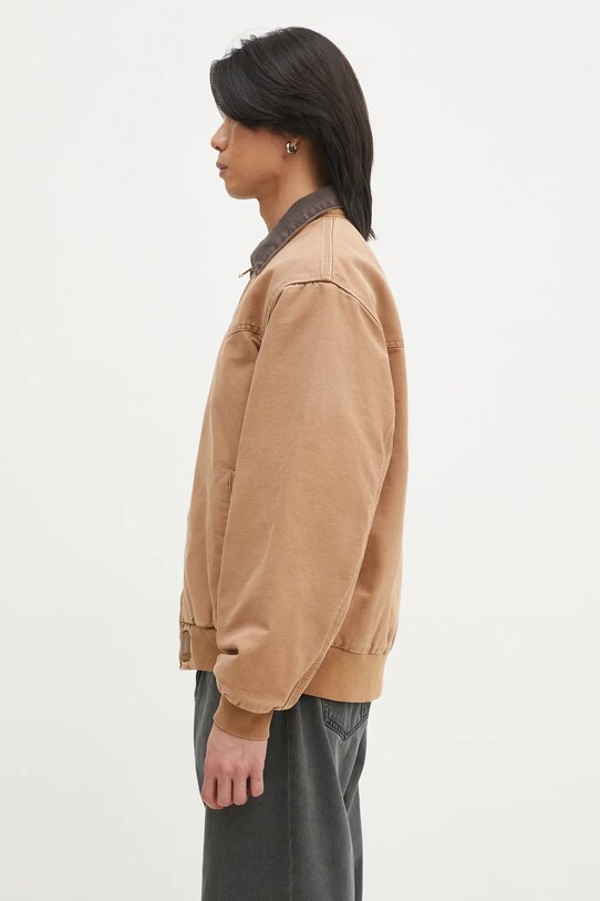 Carhartt WIP kurtka bawełniana OG Santa Fe Jacket I034317.00S4O brązowy SS25