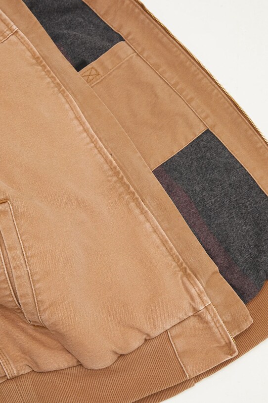 Carhartt WIP kurtka bawełniana OG Santa Fe Jacket I034317.00S4O brązowy