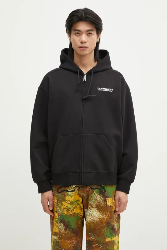 Carhartt WIP sweatshirt Hooded Runaway Sweat Jacket other black I034414.K0206