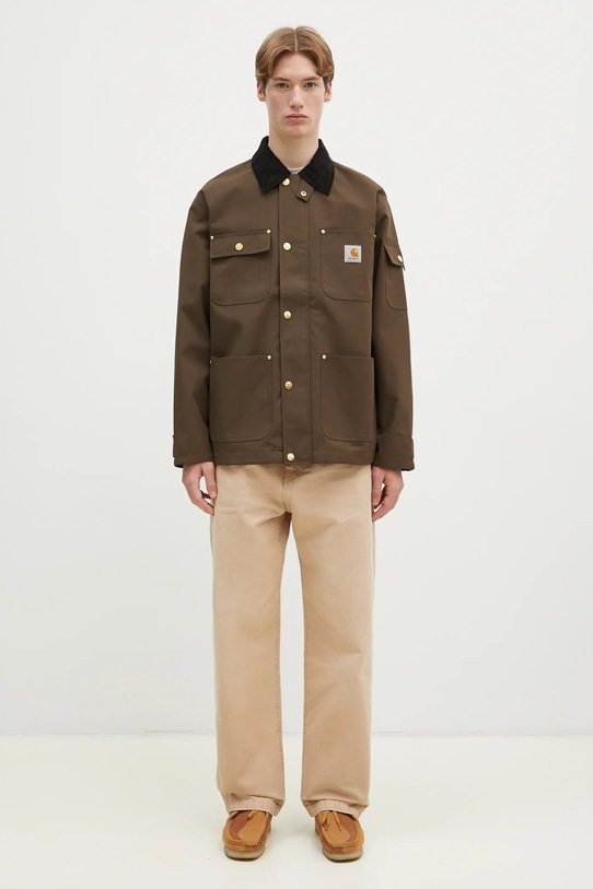 Carhartt WIP geacă Clapton Jacket I034424.2NDXX maro