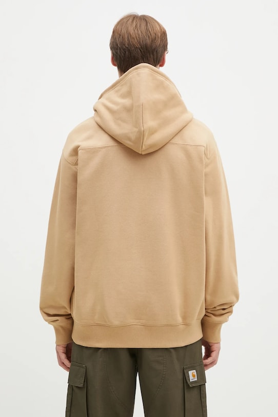 Odjeća Dukserica Carhartt WIP Hooded Eldon Sweat Jacket I034428.07EXX bež