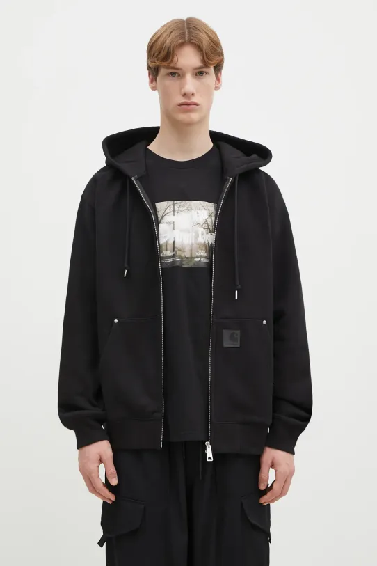 Carhartt WIP sweatshirt Hooded Eldon Sweat Jacket other black I034428.89XX