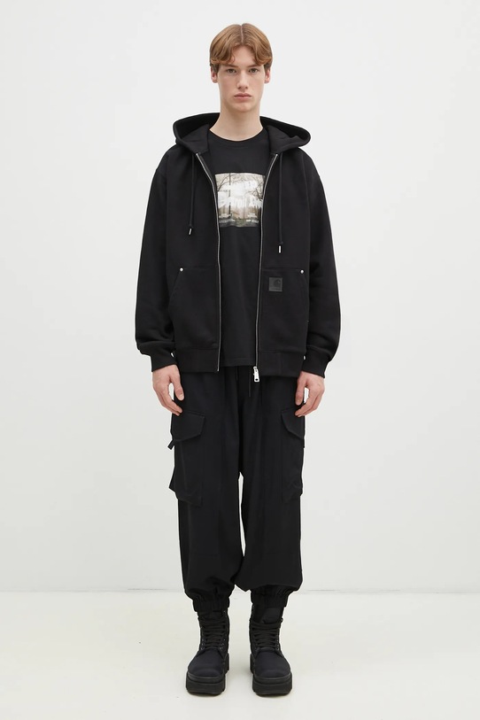 Carhartt WIP sweatshirt Hooded Eldon Sweat Jacket I034428.89XX black