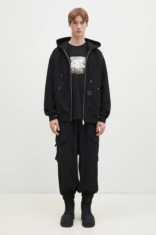 Carhartt WIP sweatshirt Hooded Eldon Sweat Jacket I034428.89XX black