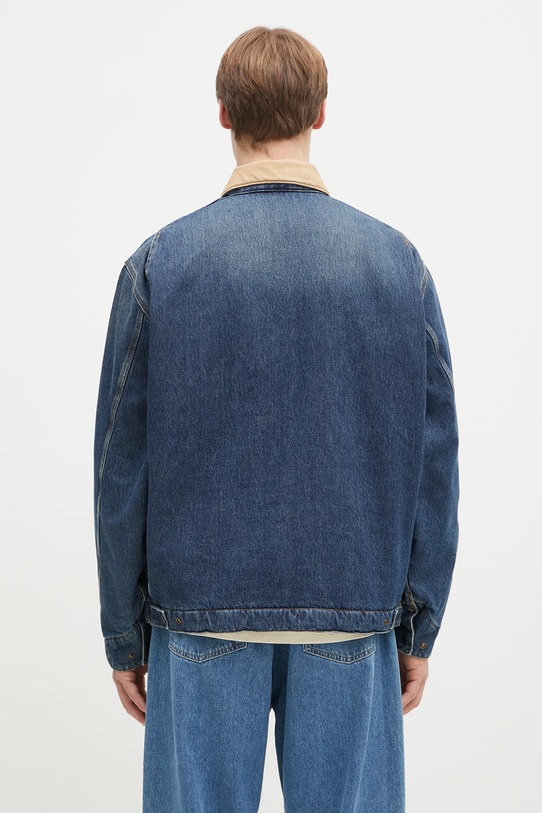 Odzież Carhartt WIP kurtka jeansowa OG Detroit Jacket I034734.2XN4Q niebieski