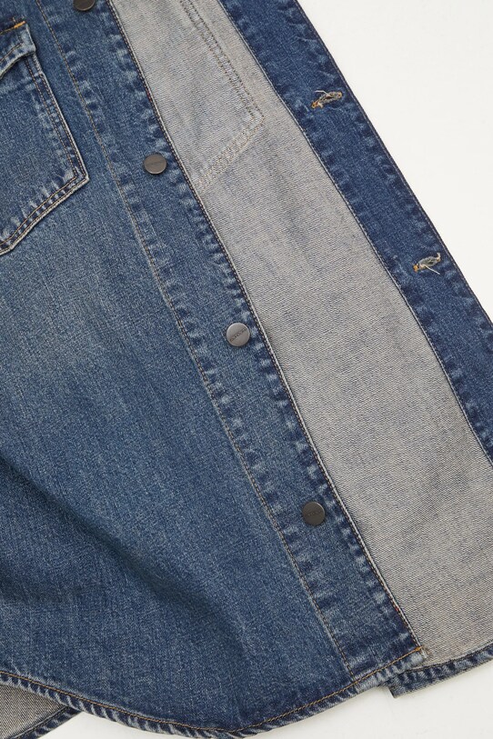 Carhartt WIP kurtka jeansowa Lincoln I034735.014Q niebieski