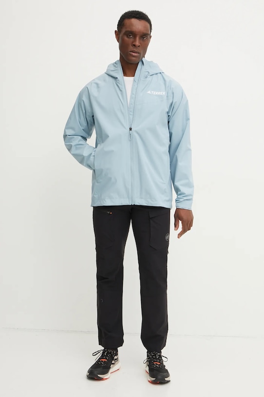 Kišna jakna adidas TERREX Multi Rain.RDY JD8356 tirkizna SS25