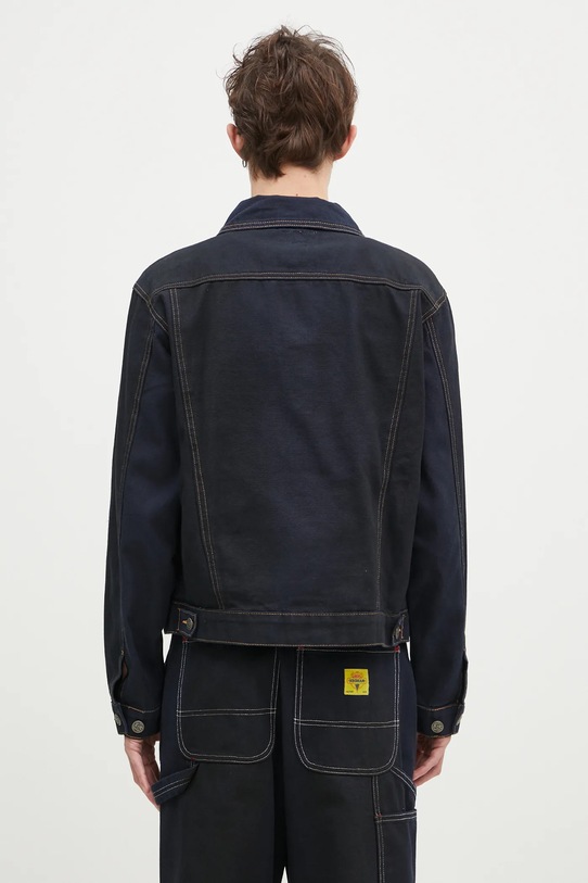 Oblečení Džínová bunda ICECREAM Oil Stained Trucker Jacket ICW008 modrá