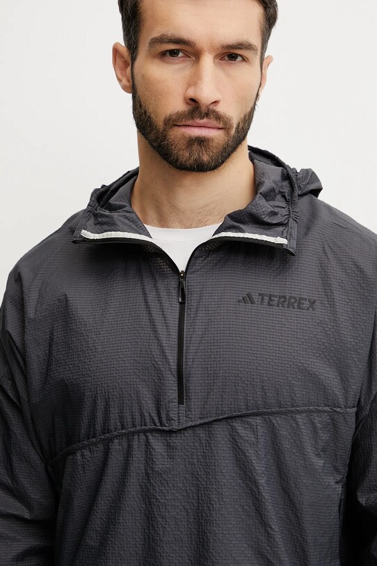 adidas TERREX kurtka outdoorowa Xploric szary JD8427